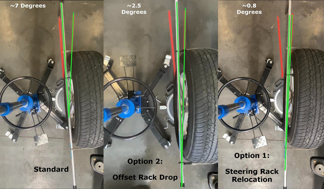 STEERING RACK RELOCATION (ISUZU D-MAX & MAZDA BT-50 2020 Onwards, ISUZU MUX 2021 Onwards - 4JJ3 Engine)