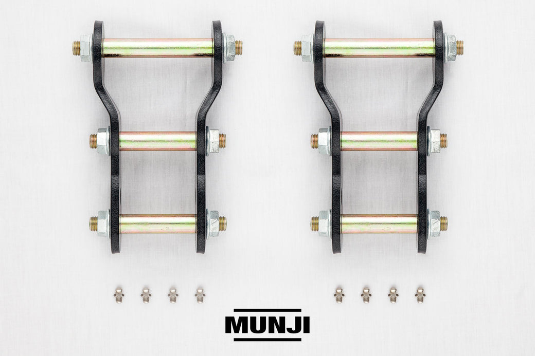 Shackles - 2" Extended Greaseable (Additional 2" Lift to Vehicle) (MQ/MR Triton)