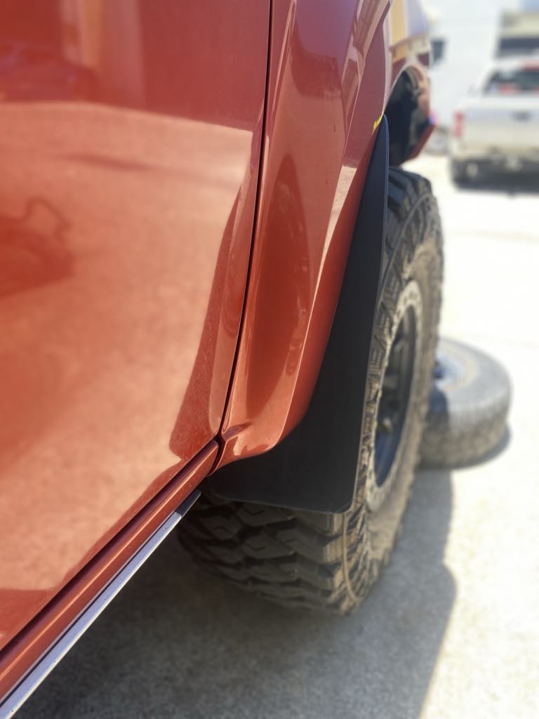 Composite Mudflap Replacements FRONT (Isuzu D-MAX 2012-2020