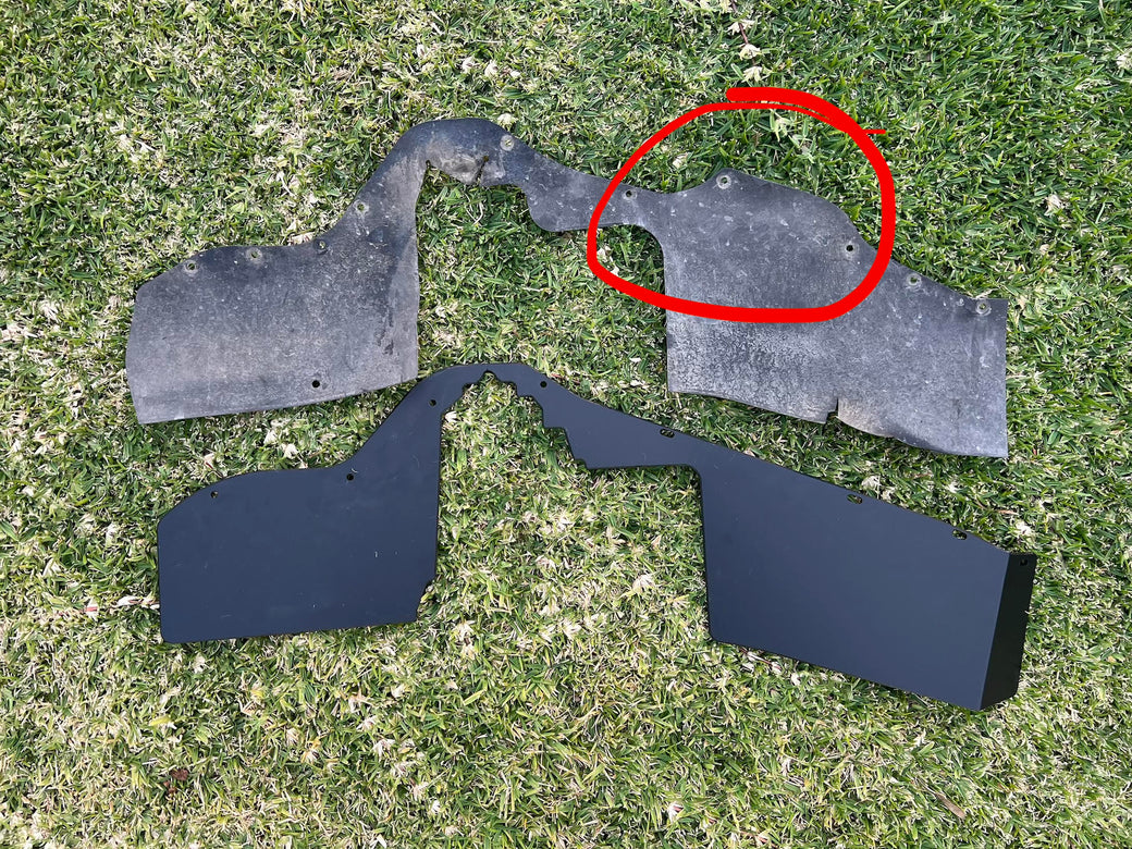 Composite Front Inner Guard Replacements - 70 Series Land Cruiser (2016-2024 - PRE Facelift)